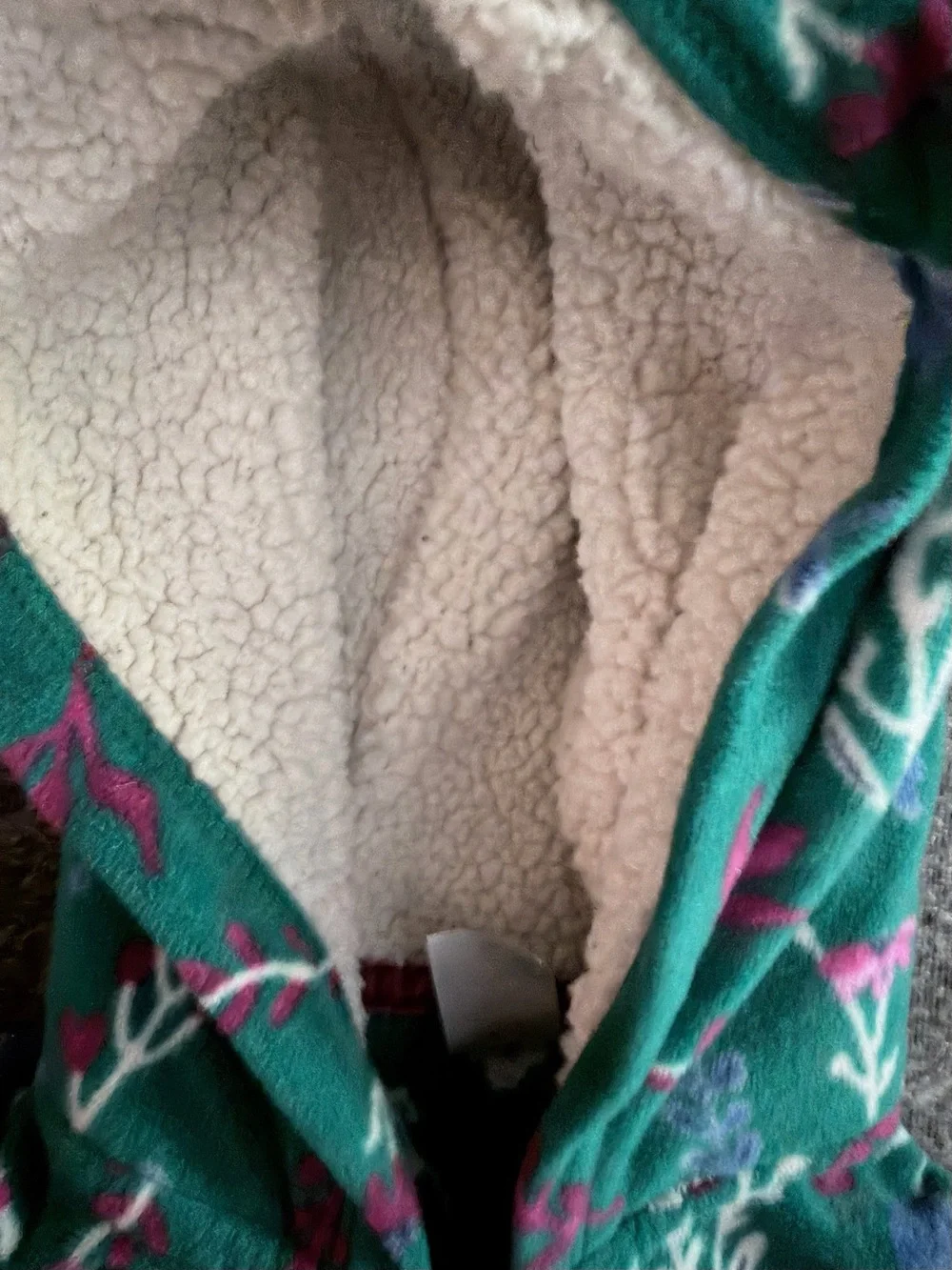 Carters plush hooded